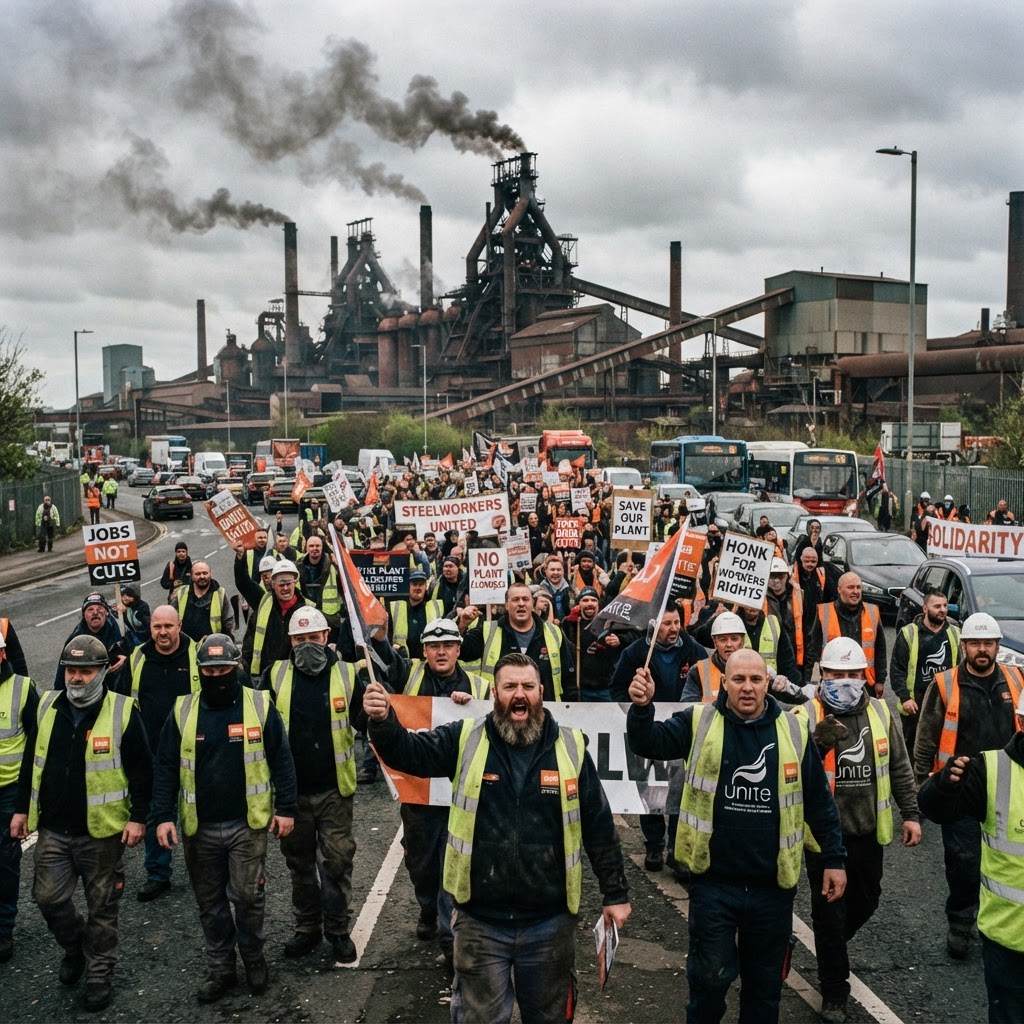 Crisi ex Ilva: sciopero di 24 ore e strade bloccate contro i 2.500 licenziamenti