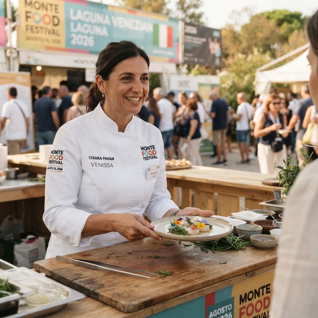 Ferragosto 2026: Chiara Pavan inaugura il Monte Food Festival con la sua 'Cucina Ambientale'