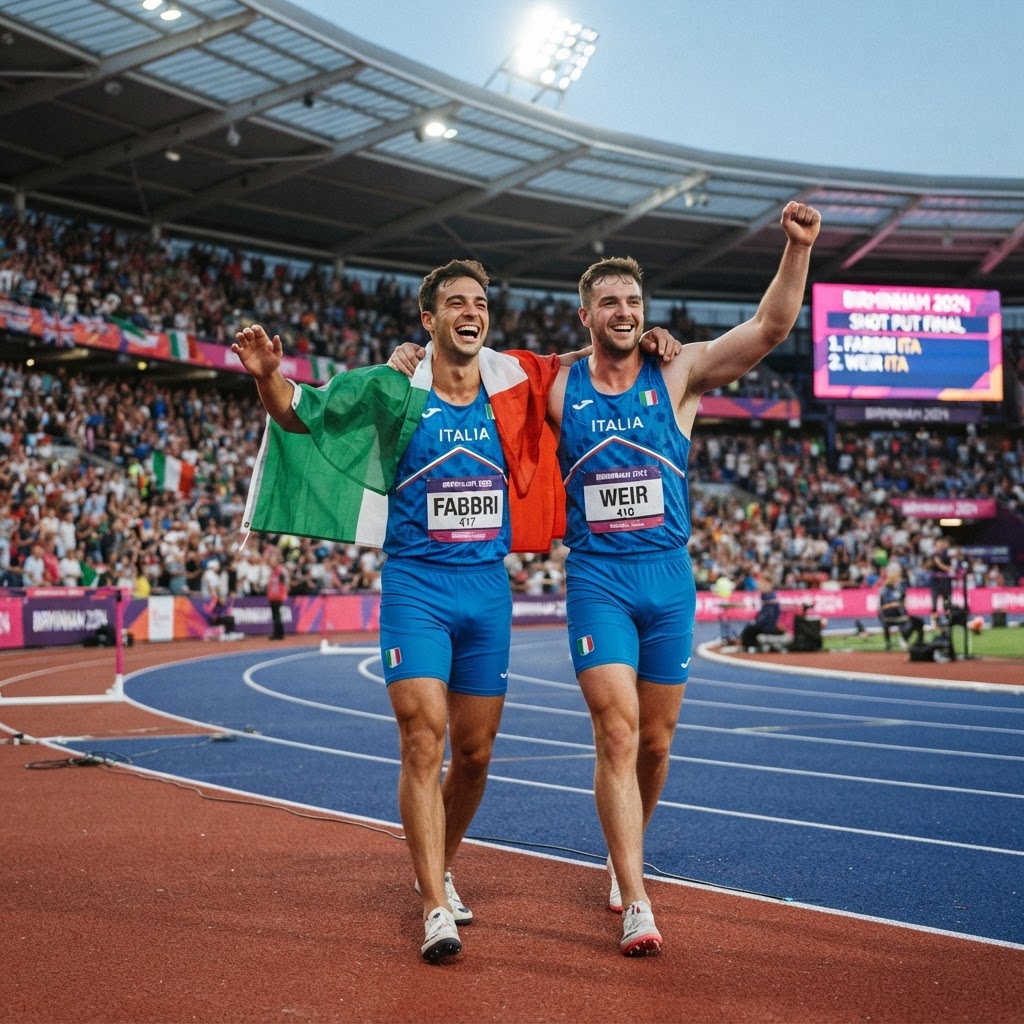 Europei di Atletica 2026: Storica doppietta azzurra nel peso con Fabbri e Weir