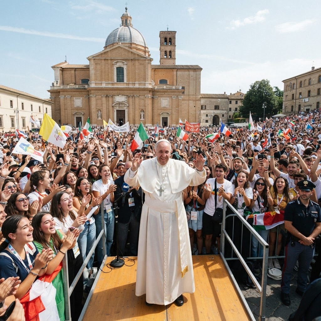 Papa Leone ad Assisi: l'abbraccio ai giovani per gli 800 anni di San Francesco