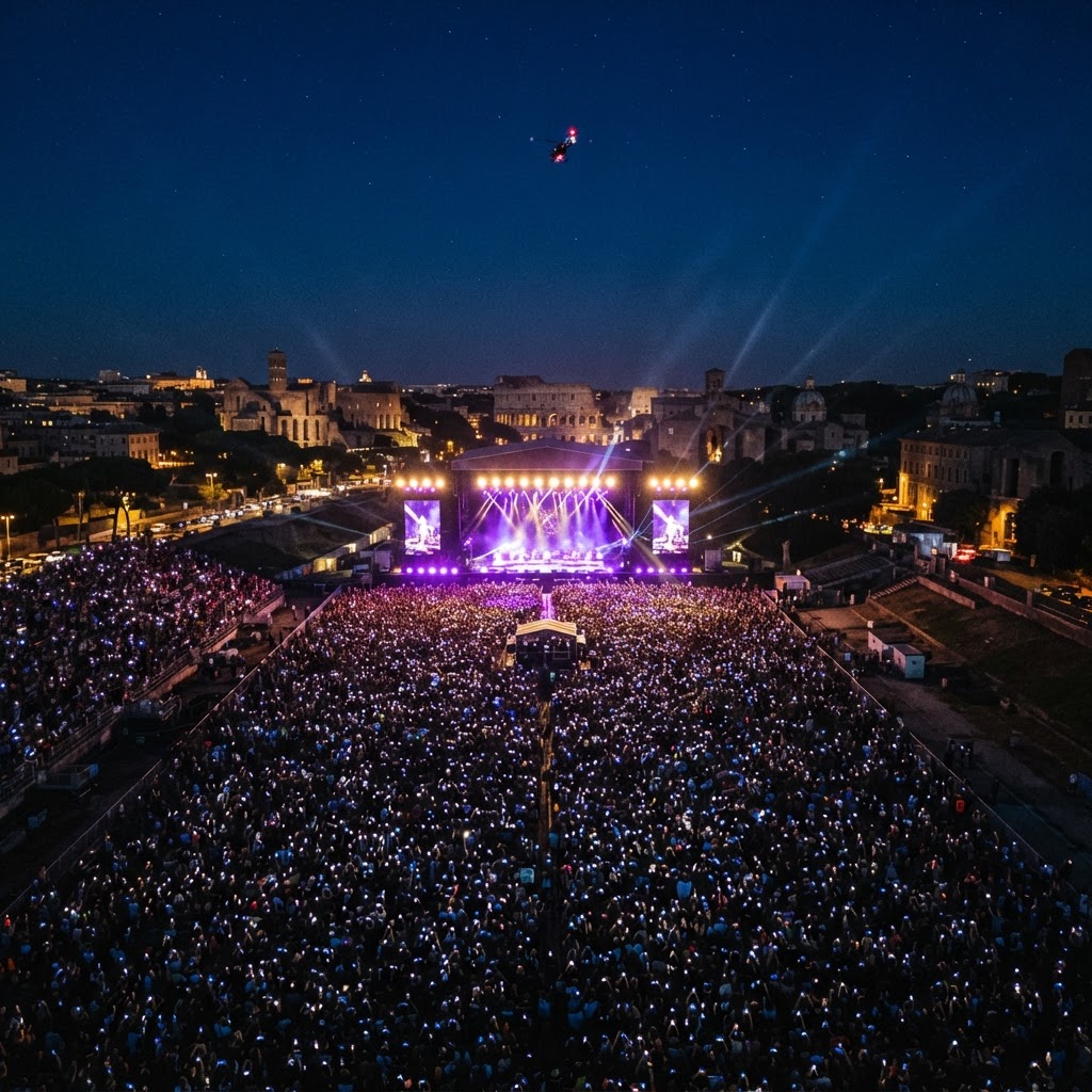 Ultimo a Tor Vergata: 250 mila persone per il concerto dei record