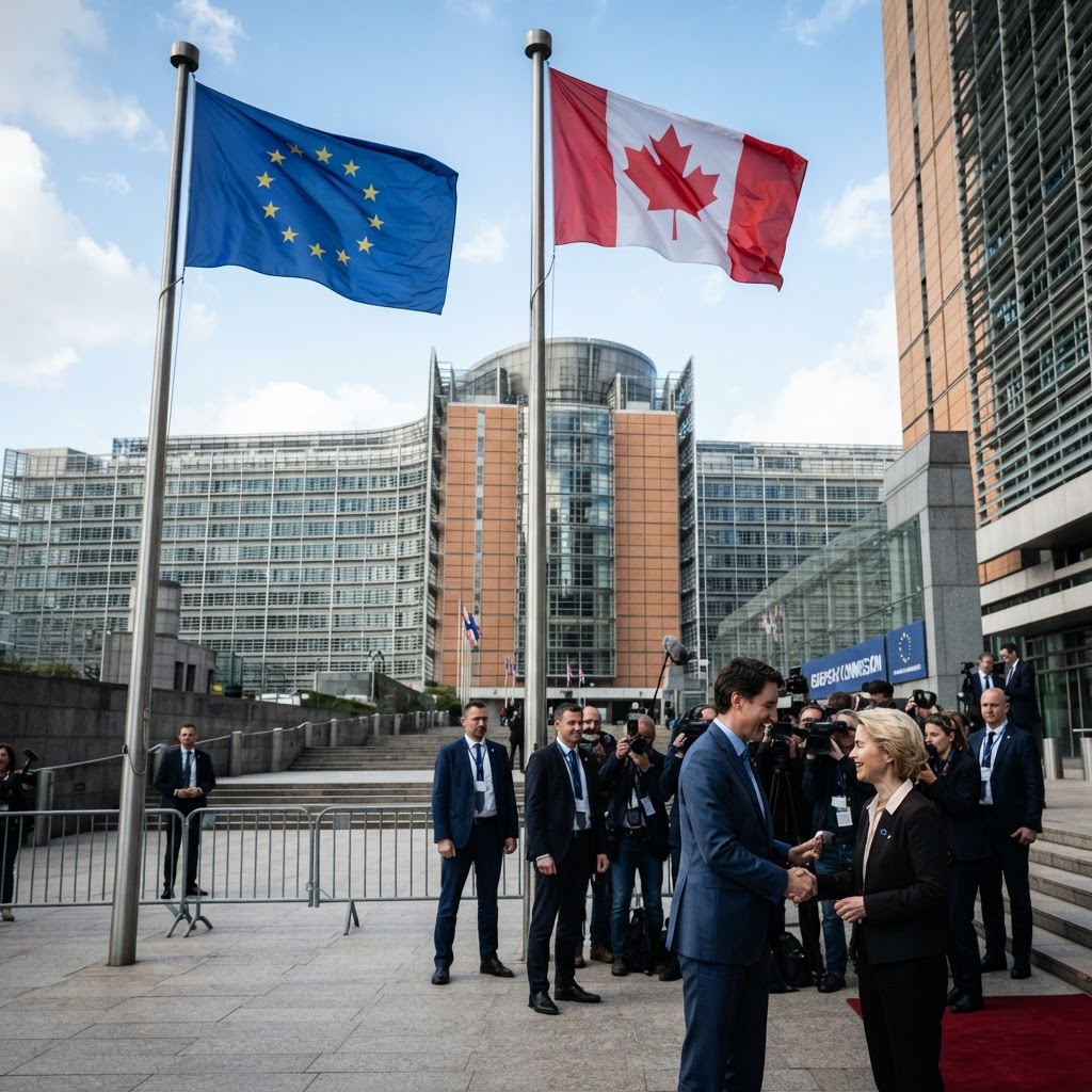 L'Unione Europea offre al Canada lo status di 'membro associato' in risposta alle tensioni commerciali con gli USA