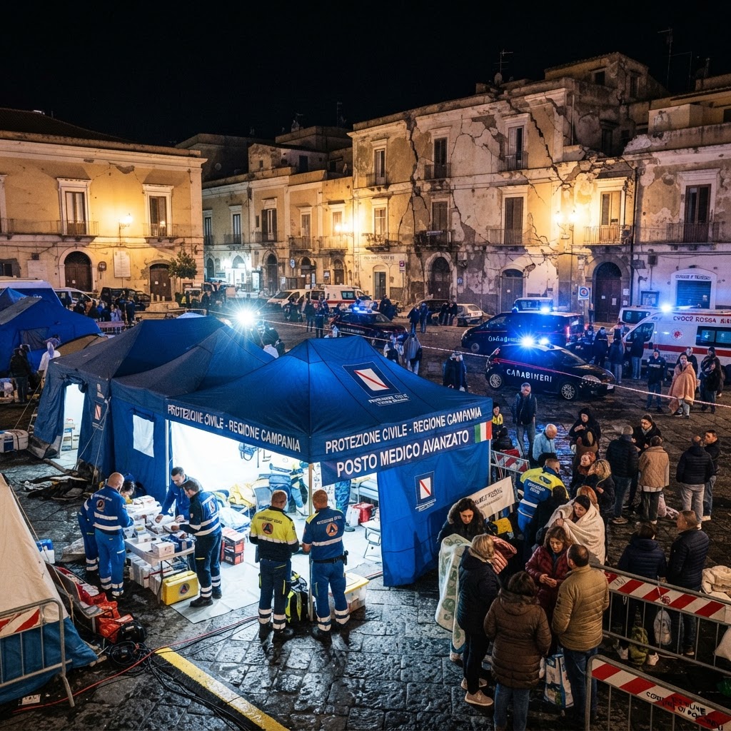 Campi Flegrei, la terra trema ancora: Pozzuoli tra paura e tendopoli dopo lo sciame record