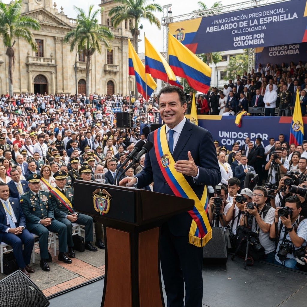 Colombia, si insedia il Presidente Abelardo de la Espriella: discorso inaugurale a Cali