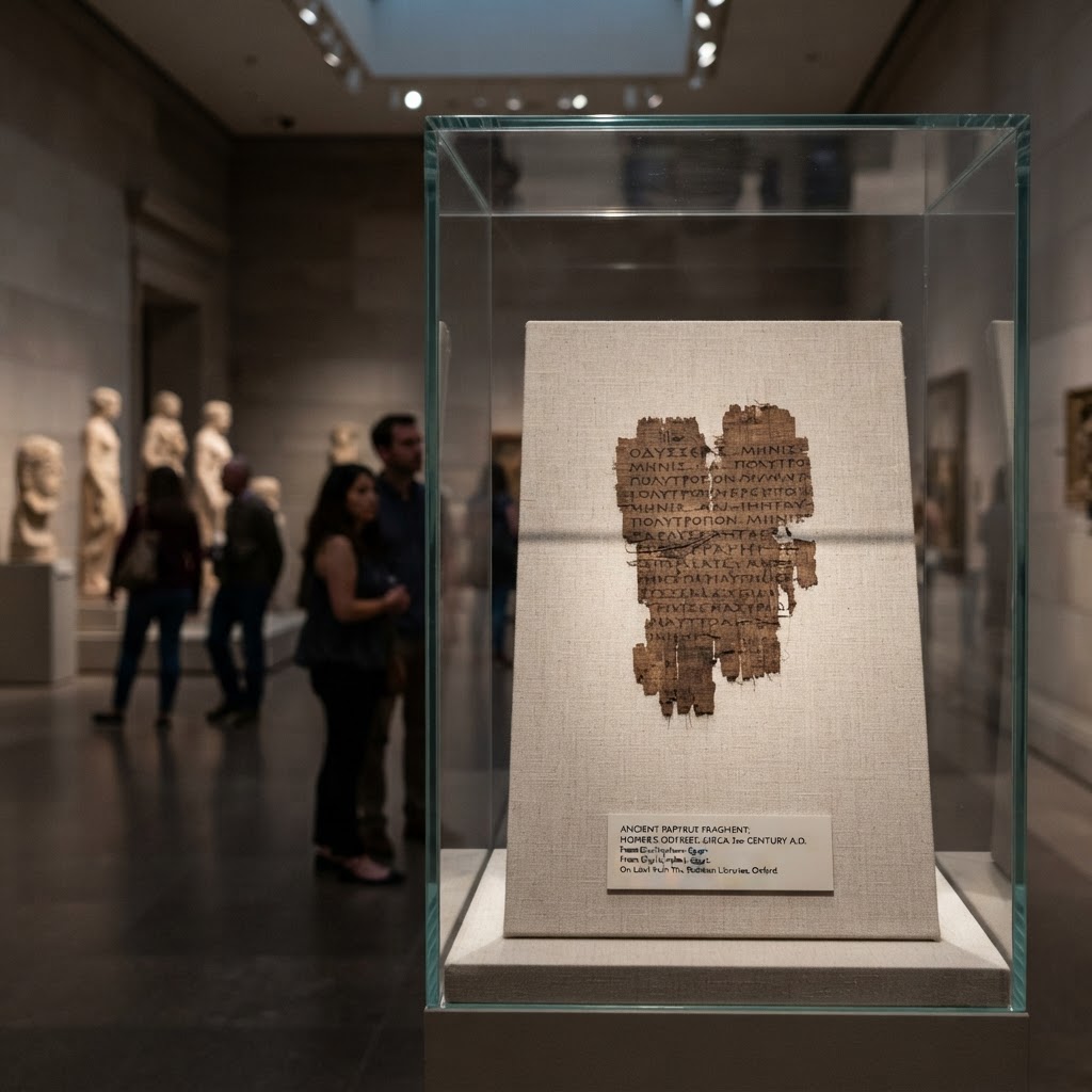 Il Metropolitan Museum di New York espone la più antica copia esistente dell'Odissea