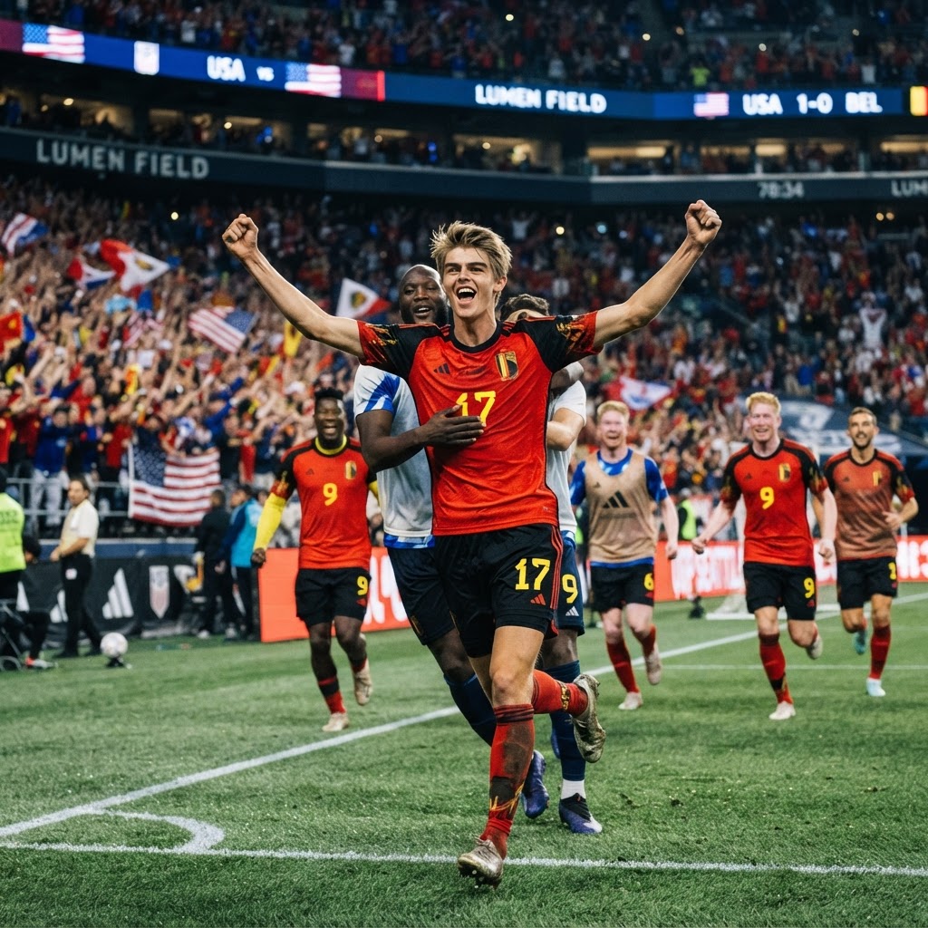 Mondiali 2026: il Belgio travolge gli Stati Uniti 4-1 e vola ai quarti