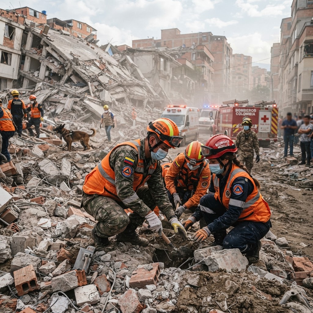 Terremoto in Colombia: oltre 100 vittime e soccorsi in corso