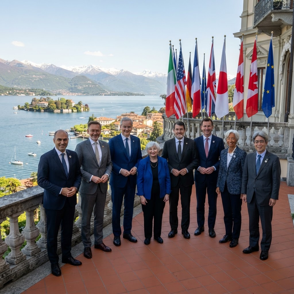 G7 a Stresa: al via il vertice economico su asset russi e aiuti all'Ucraina