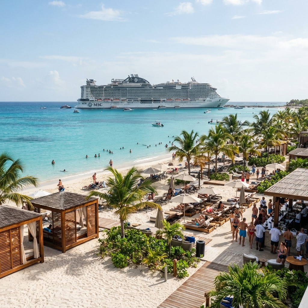 MSC Crociere inaugura Catalina Sugar Beach a La Romana: nuova meta esclusiva ai Caraibi