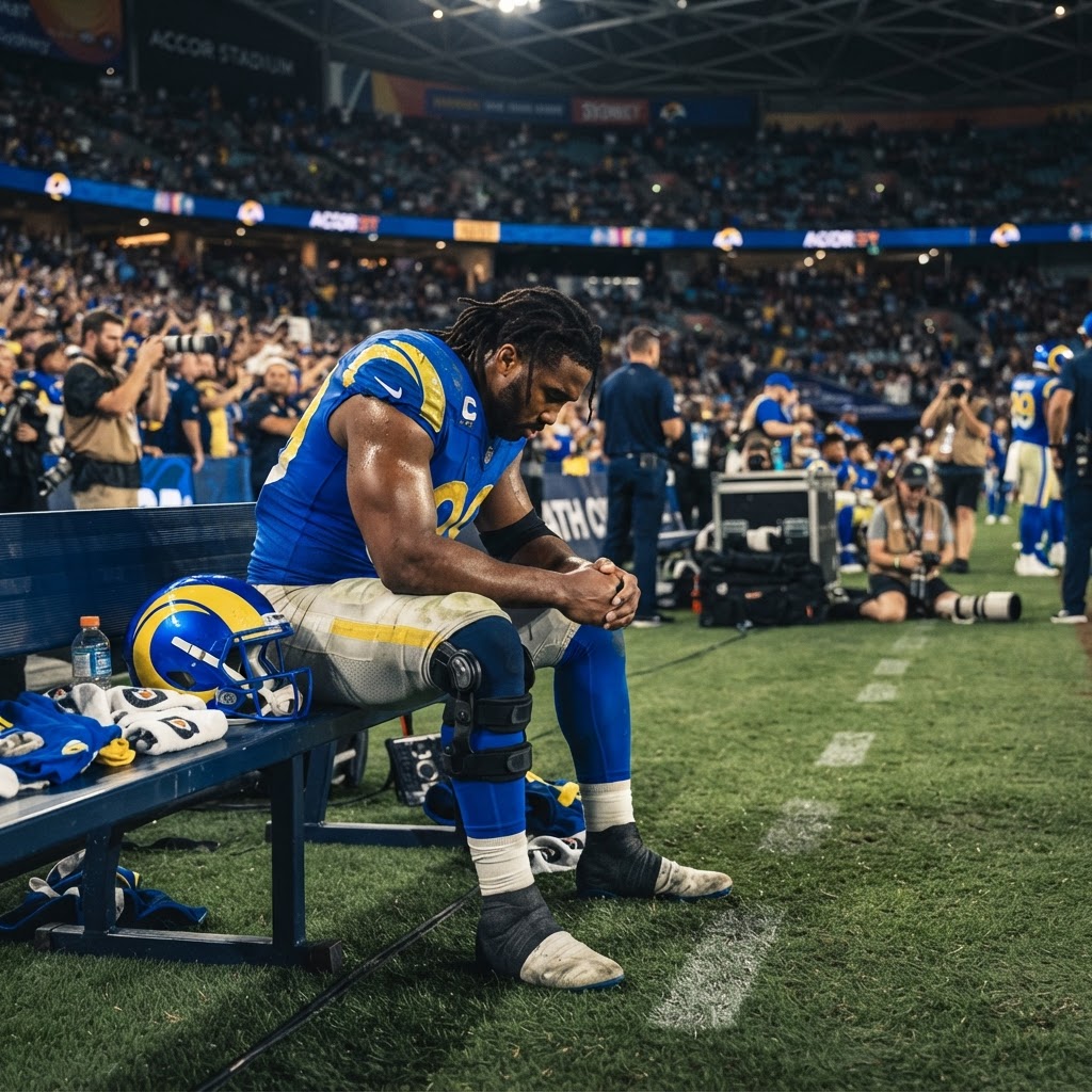 Myles Garrett conferma la gravità dell'infortunio al ginocchio dopo il debutto senza placcaggi in Australia