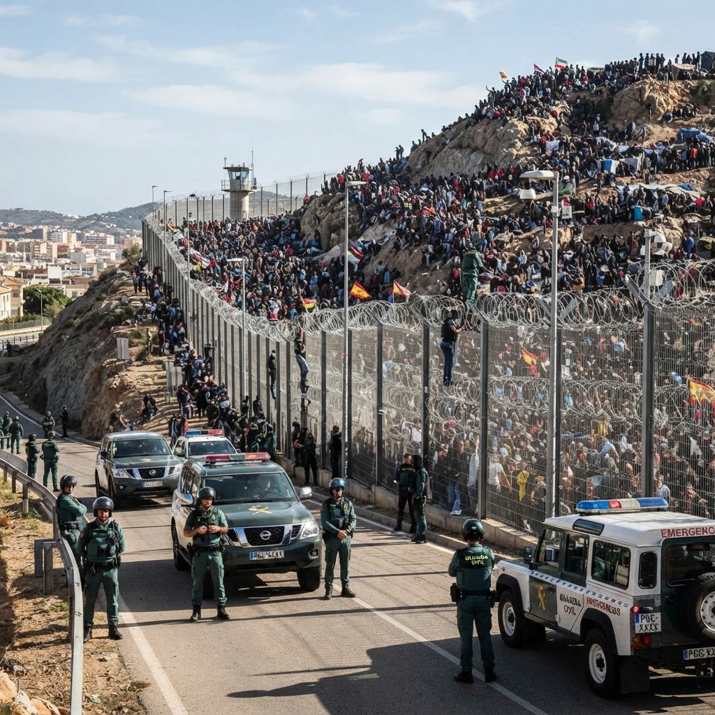 Crisi a Ceuta: 60mila migranti in 24 ore, l'Italia minaccia di sospendere Schengen