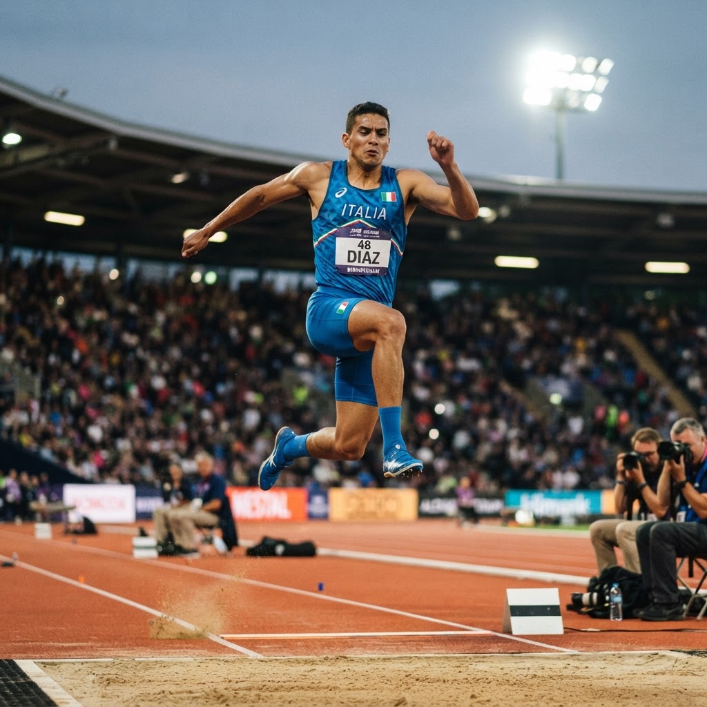 Andy Diaz da leggenda: oro e record italiano nel salto triplo agli Europei di Birmingham