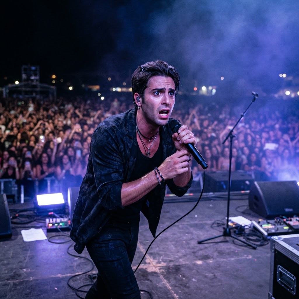 Livorno, si rompono le acque al concerto dei The Kolors: Stash interrompe lo show