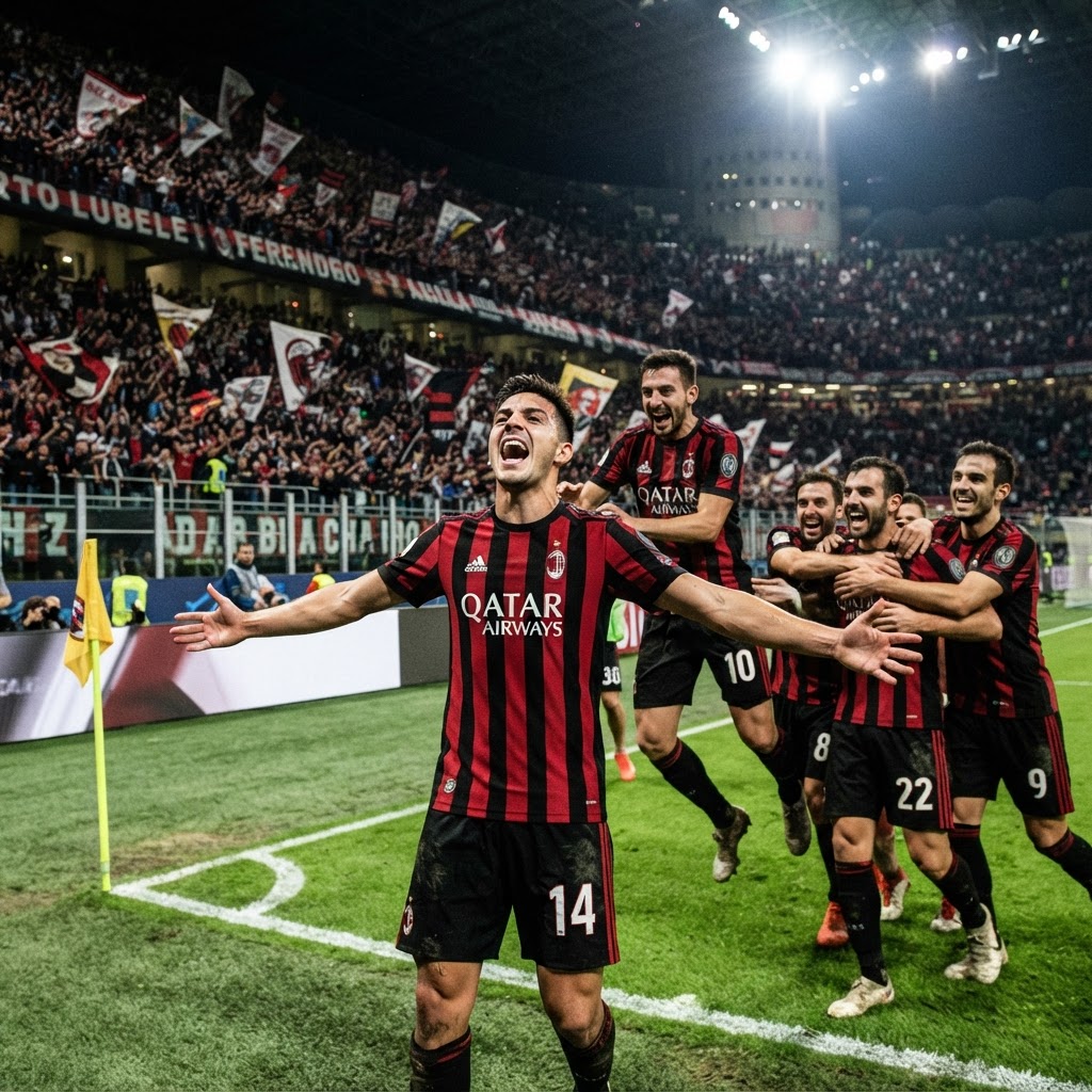 Il Milan domina il Lecce 3-0 a San Siro: Pulisic a segno