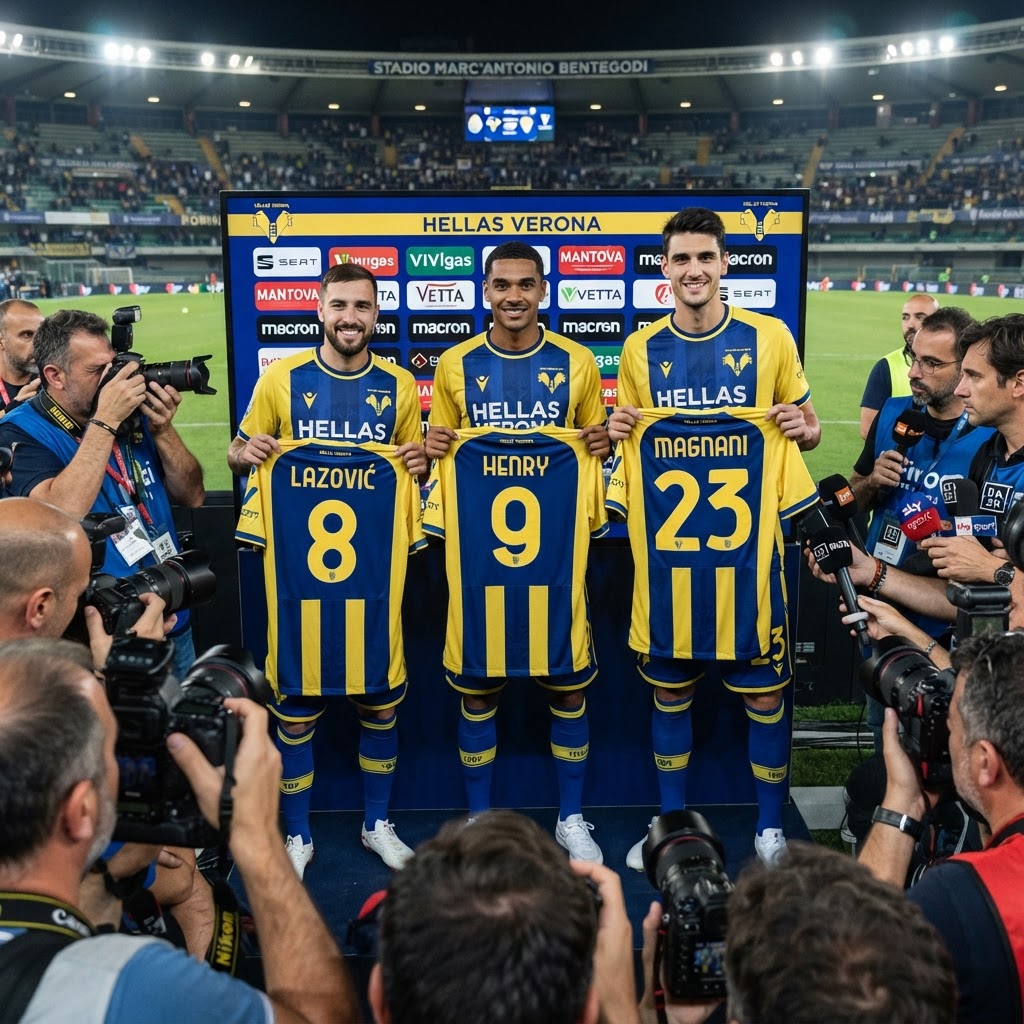 Il Verona accelera sul mercato: triplo colpo in 48 ore per puntare alla Serie A