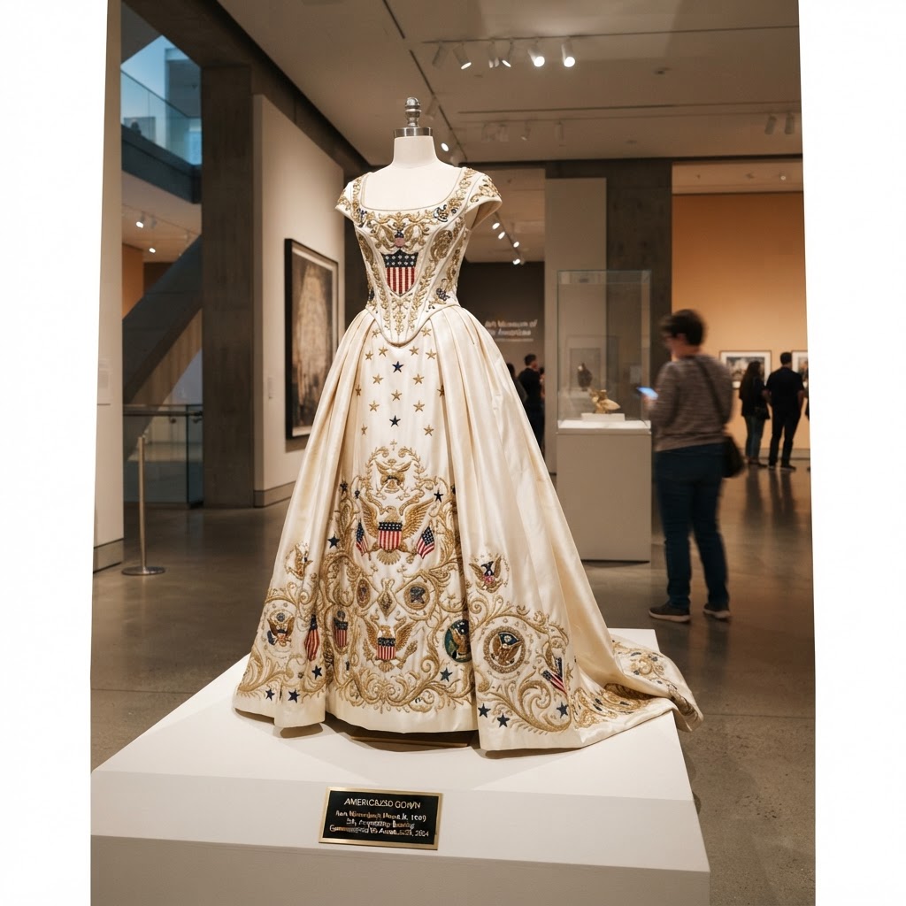 "Passport to Patriotism": la moda di Kate Wasserbach Moore all'Art Museum of the Americas