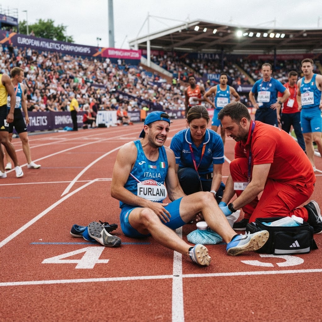 Europei di Atletica: Dramma Furlani, infortunio e addio ai sogni di gloria a Birmingham