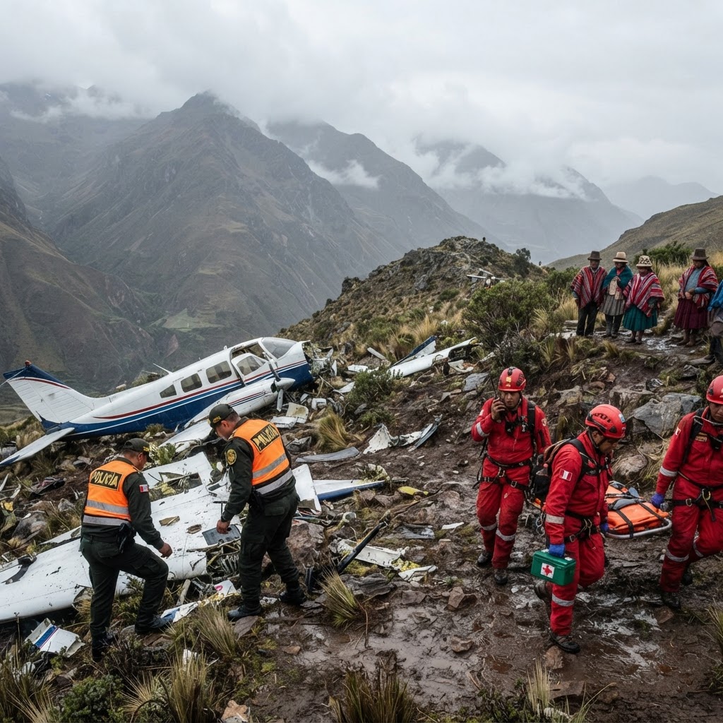 Tragedia in Perù: aereo da turismo precipita, sette italiani tra le vittime