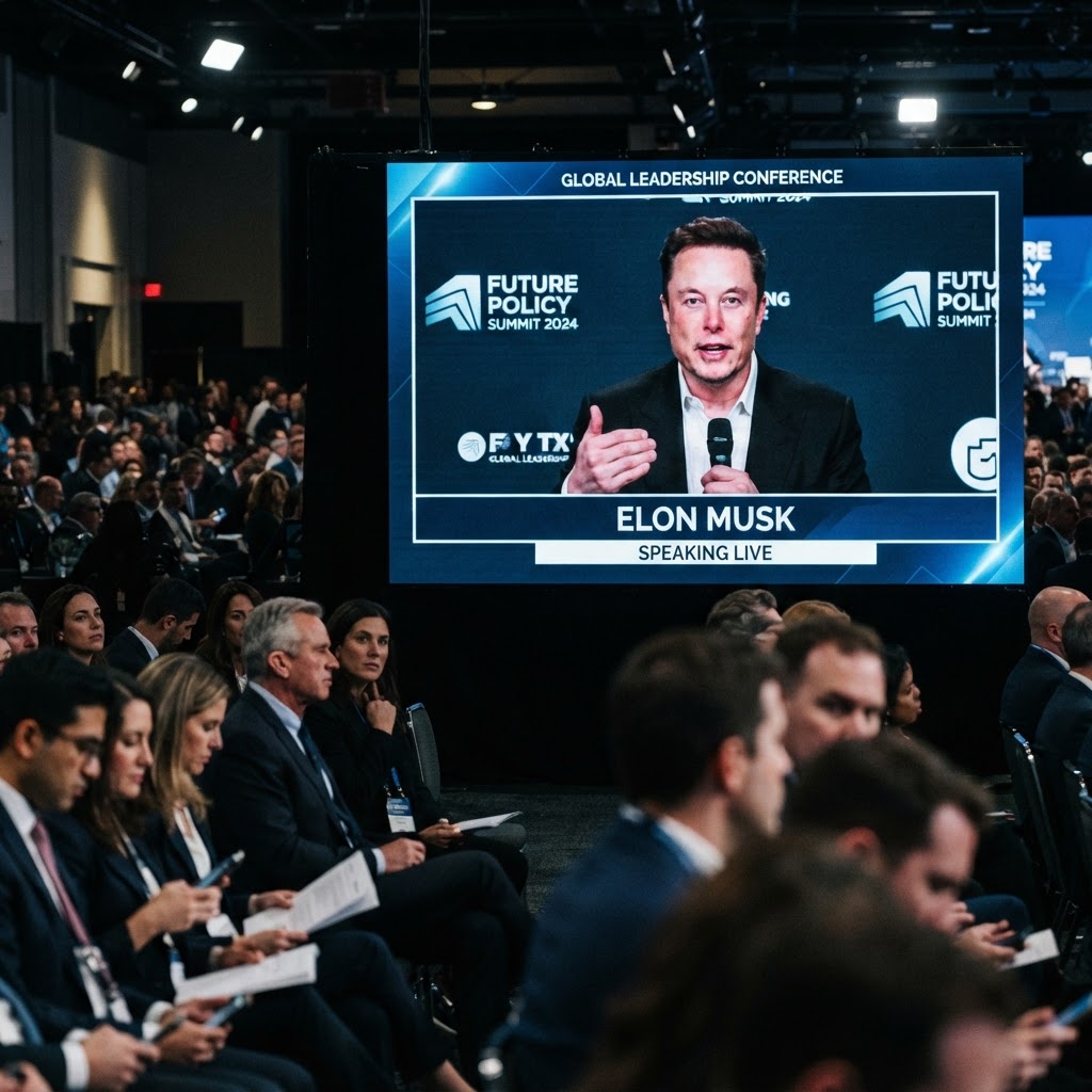 Elon Musk al congresso della Lega: "In Europa vedremo massacri di massa"