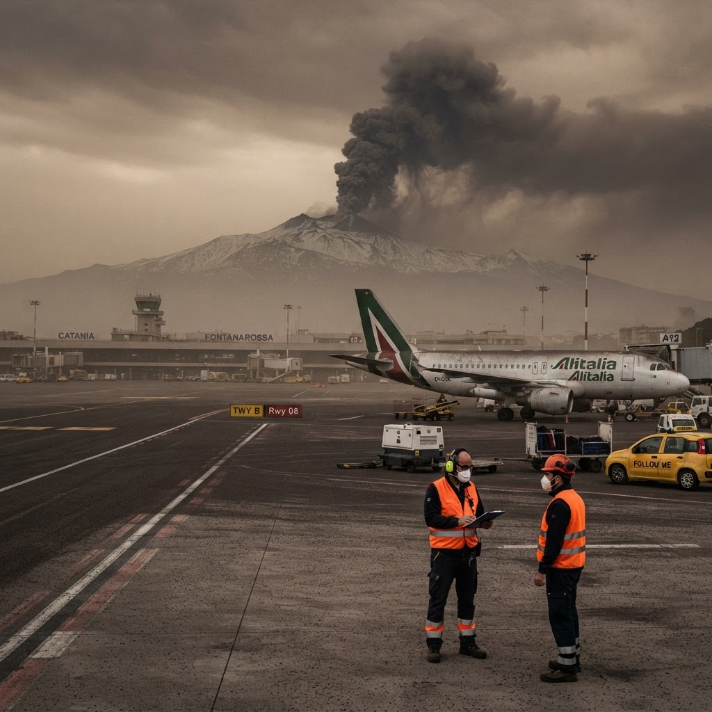 Emergenza Etna a Ferragosto: chiuso l'aeroporto di Catania e scossa di terremoto nel Catanese