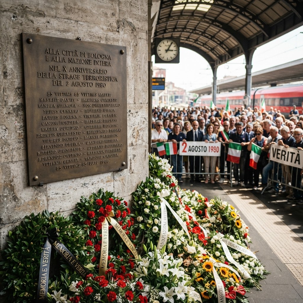 Strage di Bologna, Mattarella: "Il neofascismo voleva distruggere i valori democratici"