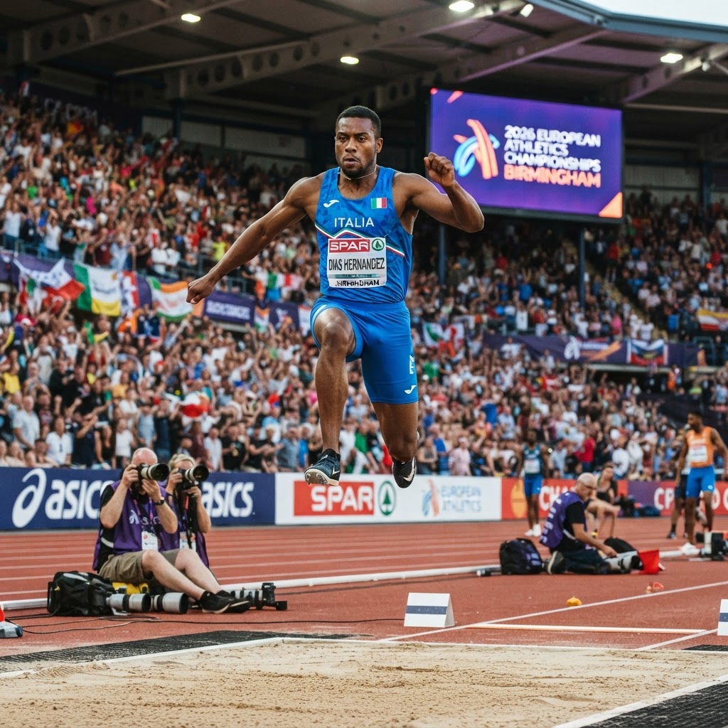 Birmingham 2026: Andy Diaz trionfa nel salto triplo, l'Italia domina gli Europei