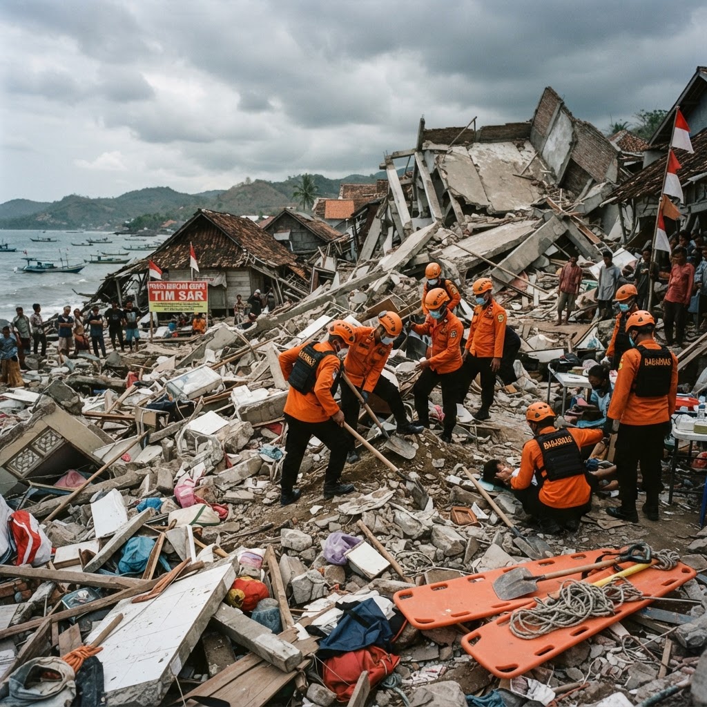 Terremoto di magnitudo 7.7 colpisce l'Indonesia: due vittime e danni ingenti
