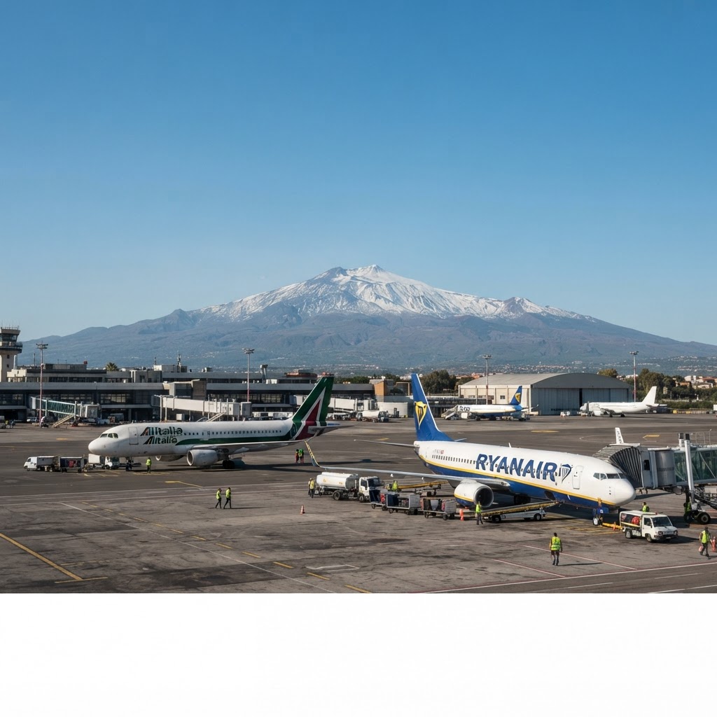 Eruzione dell'Etna: riapre l'aeroporto di Catania, voli nuovamente operativi