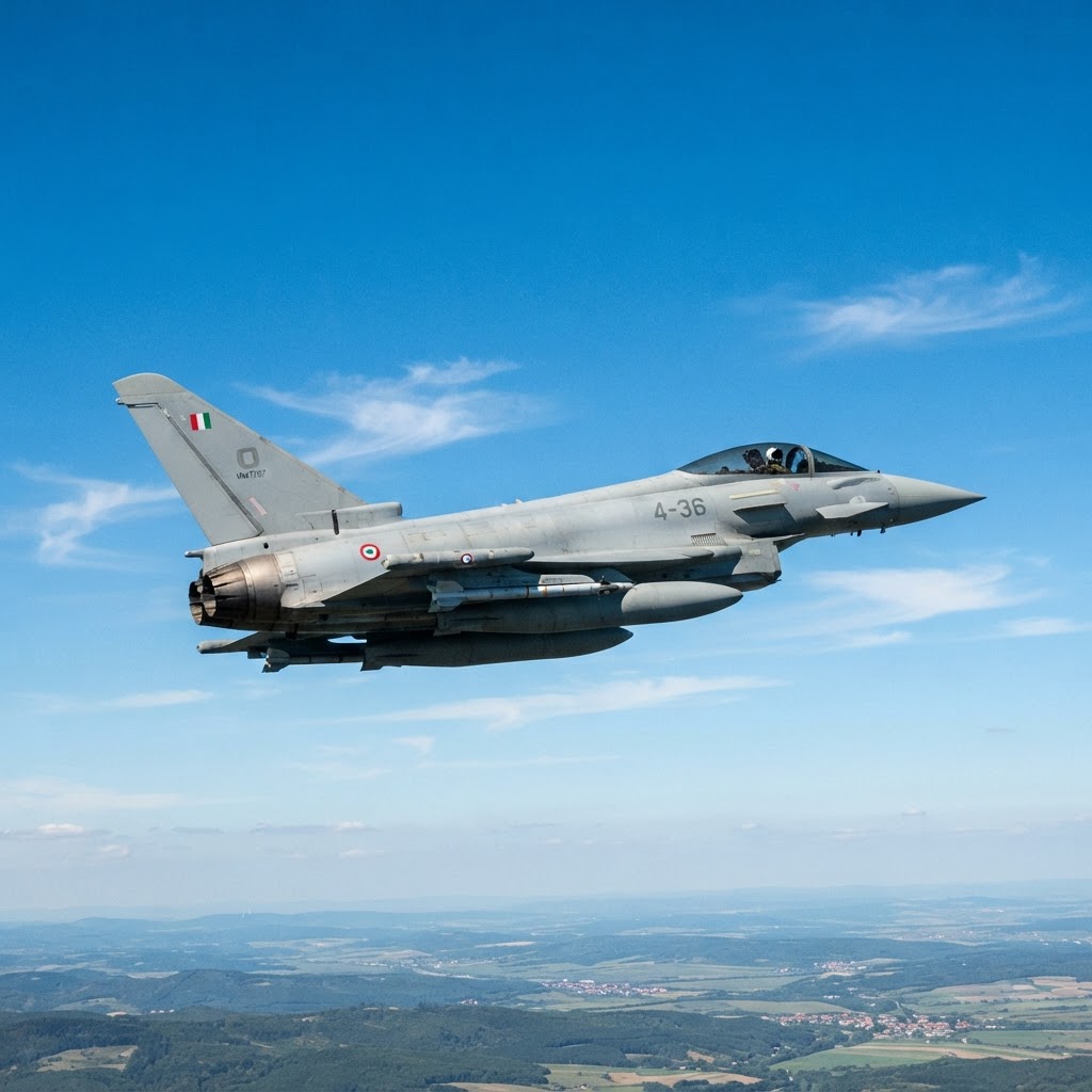 Caccia italiani abbattono un drone in Lituania durante la missione NATO