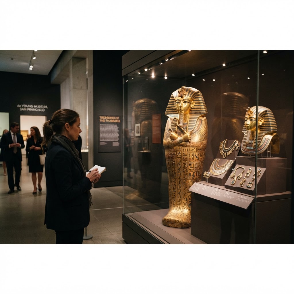 L'antico Egitto risplende a San Francisco: inaugurata al de Young Museum la mostra "Treasures of the Pharaohs"
