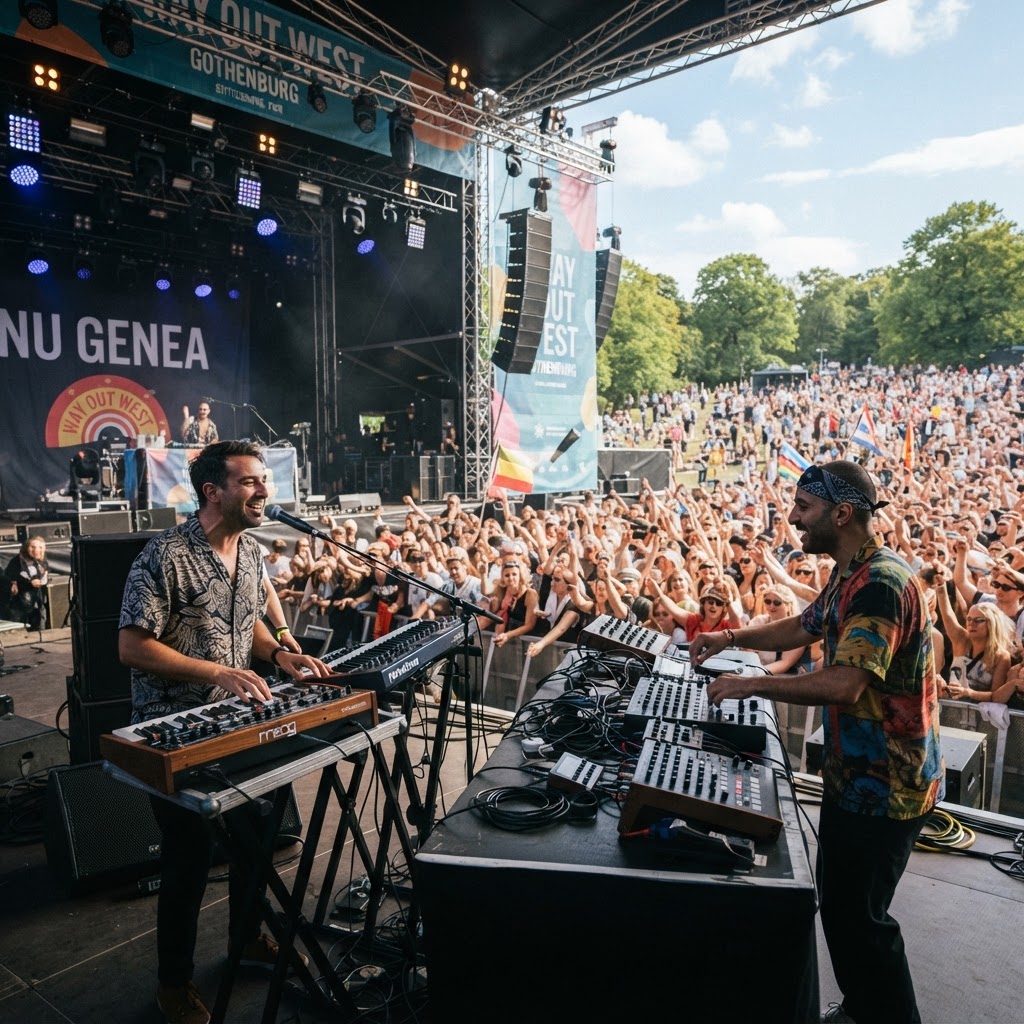 I Nu Genea conquistano la Svezia: trionfo al festival Way Out West di Göteborg