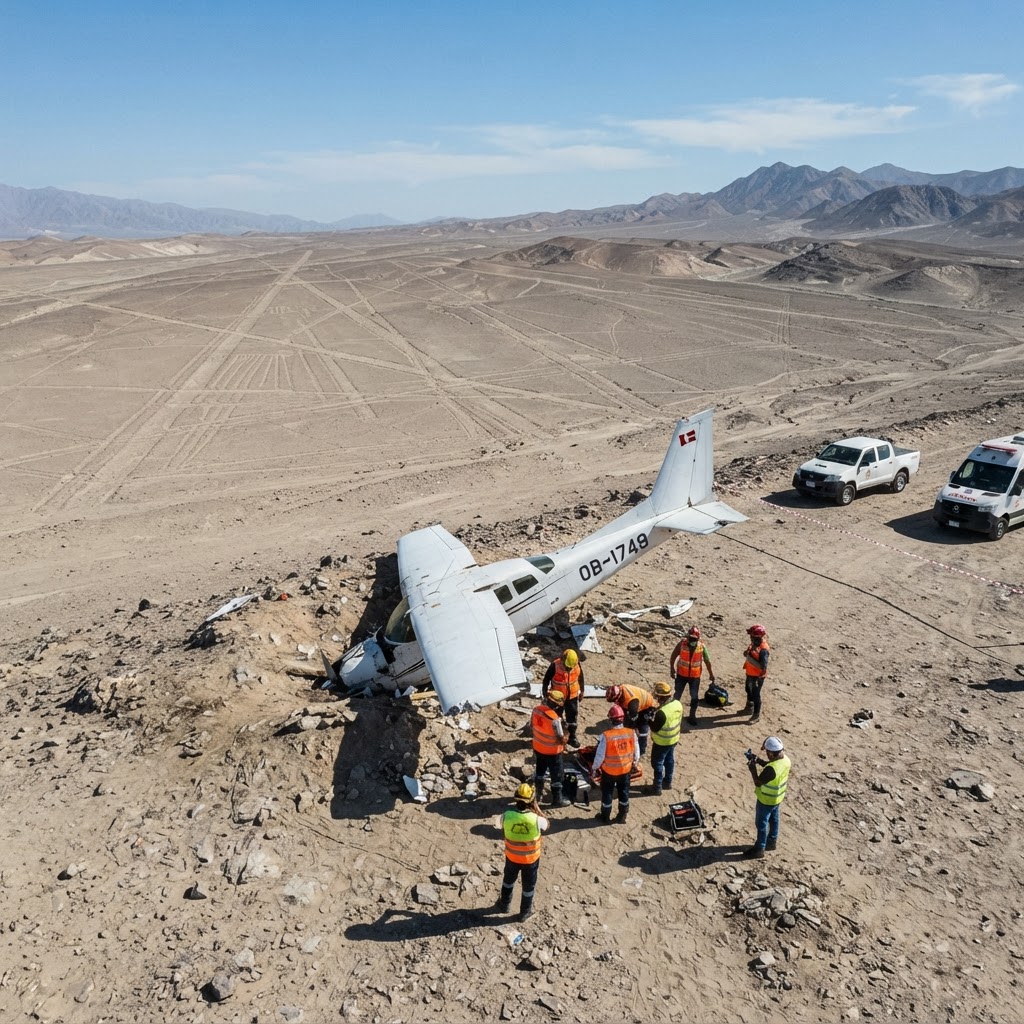 Tragedia a Nazca: precipita aereo turistico, sette vittime italiane in Perù
