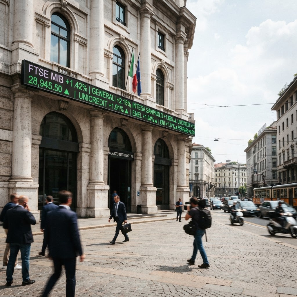 Borse europee in ripresa: Milano segna +0,25% in attesa dei dati sull'inflazione USA