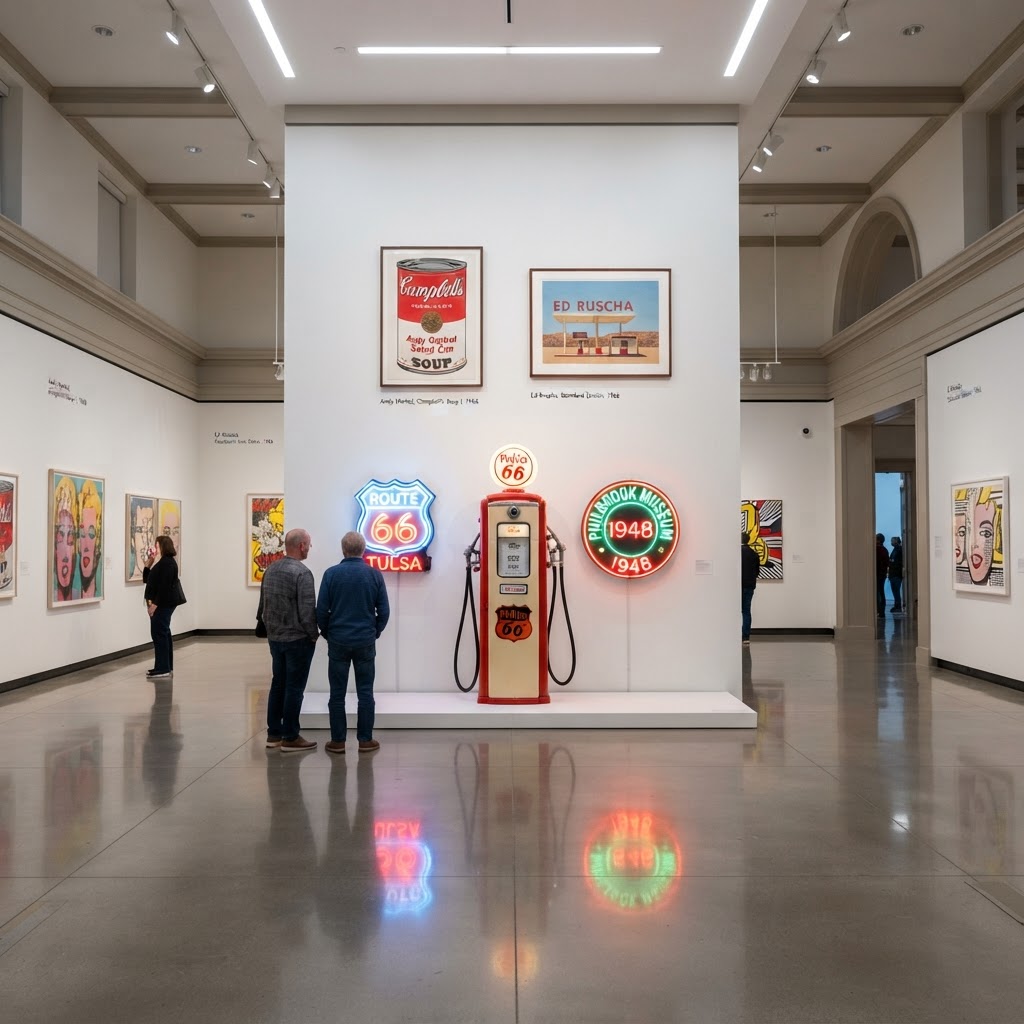 Route 66 e Modernismo: al Philbrook Museum di Tulsa inaugura 'Roadside Abstractions'