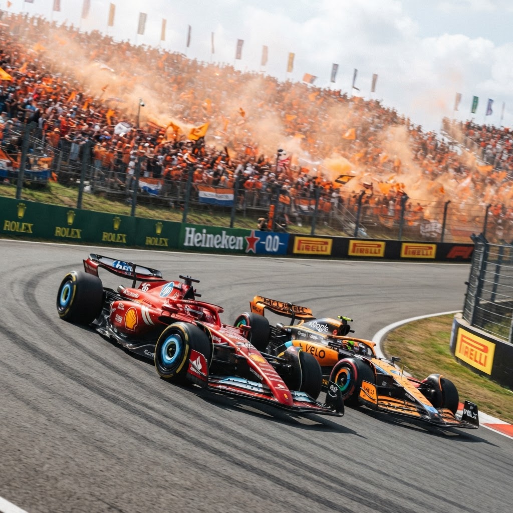 F1 GP Olanda: Leclerc infiamma la Sprint con un sorpasso su Norris, Westcott vince in F1 Academy