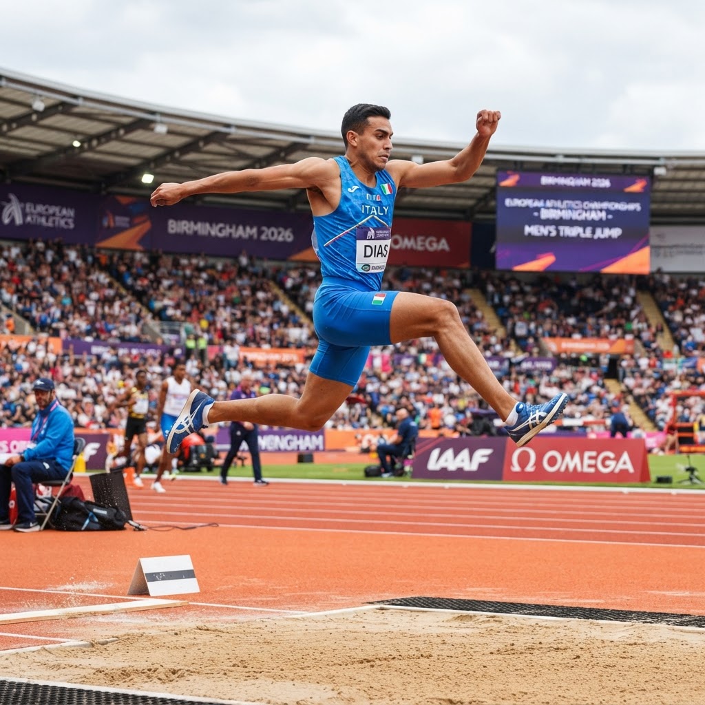 Birmingham, trionfo azzurro: Andy Diaz è oro nel salto triplo con record italiano