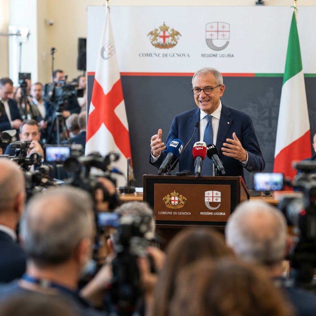 Liguria, Marco Bucci eletto presidente: il centrodestra vince la sfida al fotofinitu