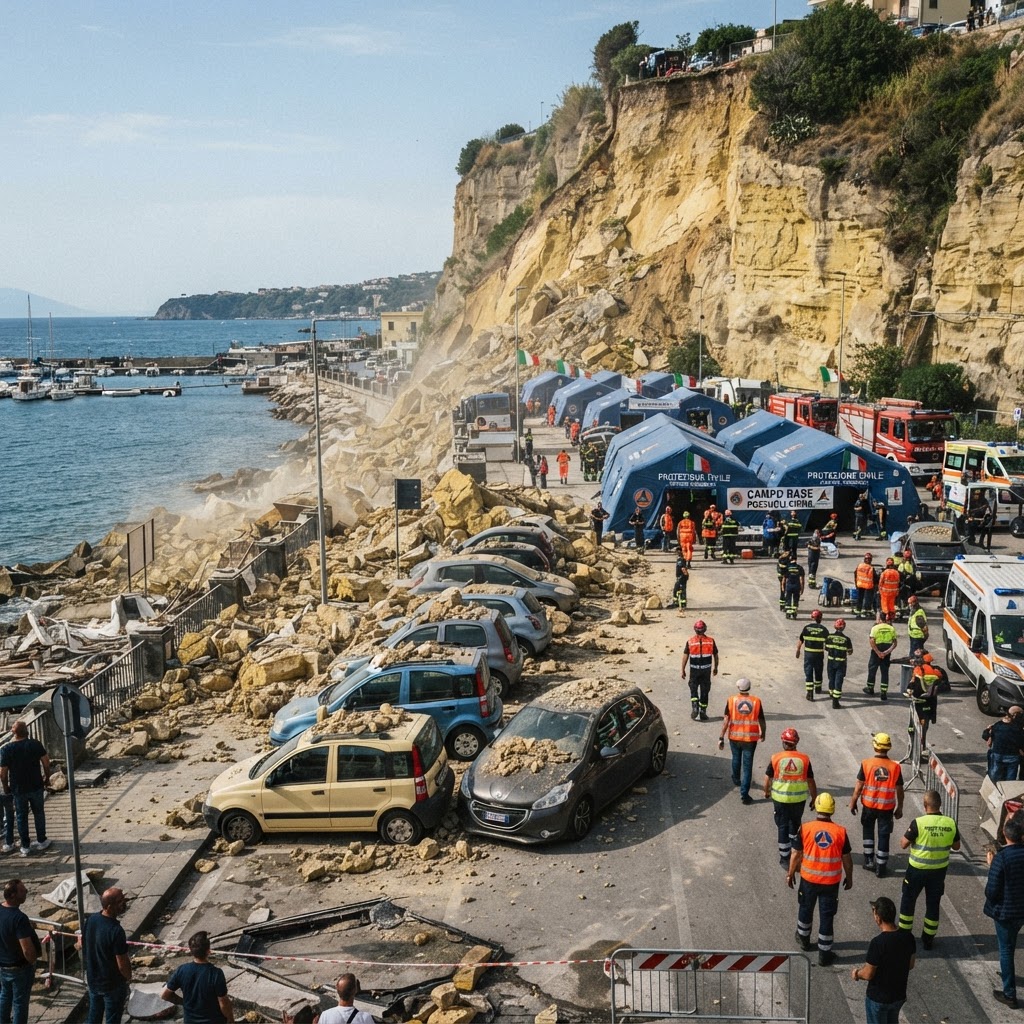 Terremoto Campi Flegrei: magnitudo 4.7 scuote il napoletano, oltre 300 sfollati e 26 feriti