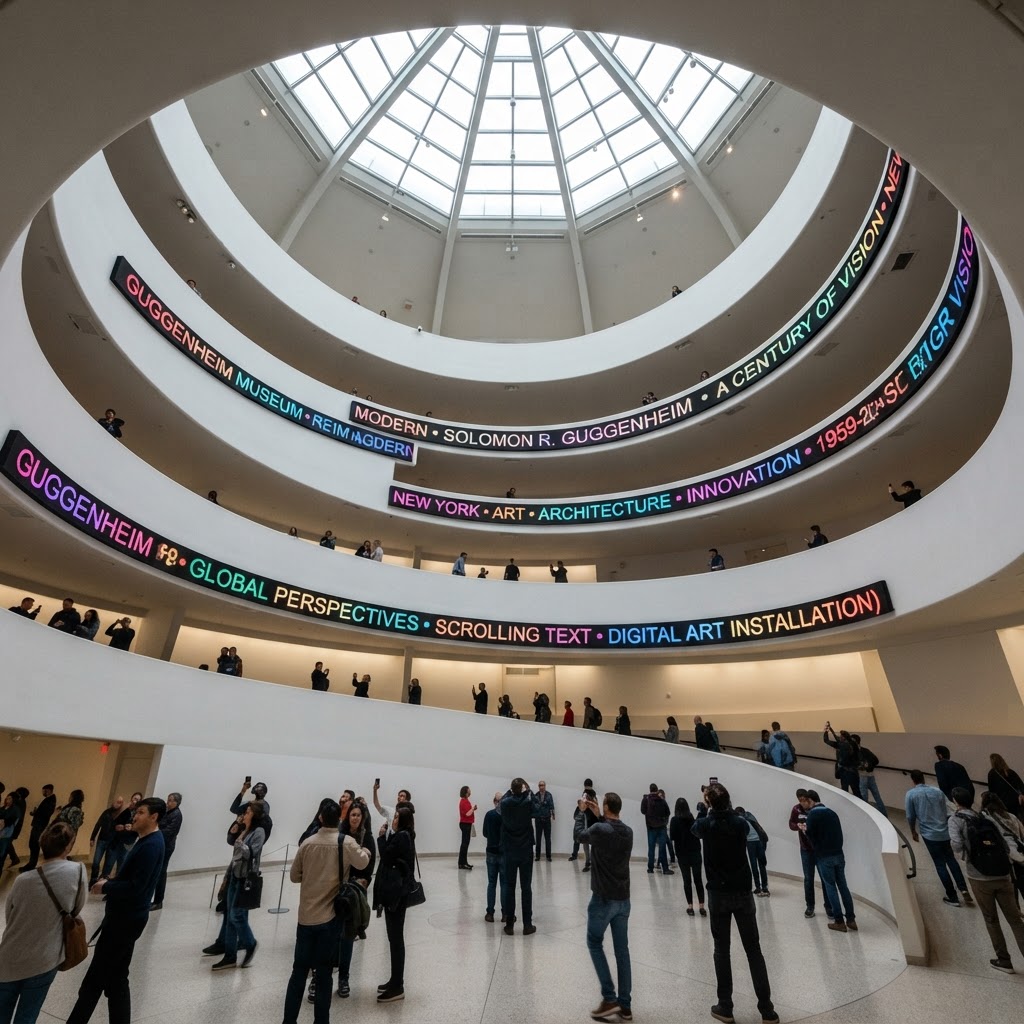 L'arte della parola illumina il Guggenheim: la retrospettiva di Jenny Holzer a New York