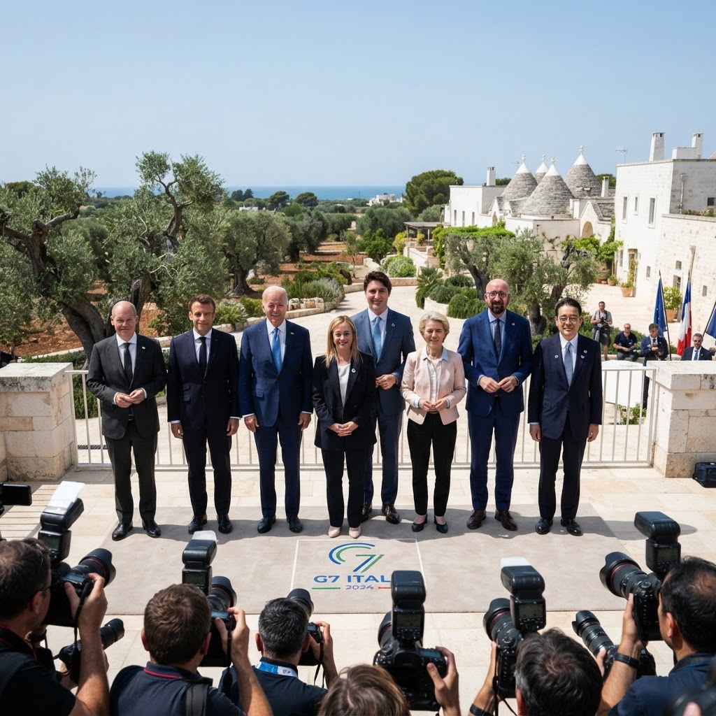 G7 in Puglia: intesa storica sui 50 miliardi di dollari all'Ucraina dai beni russi