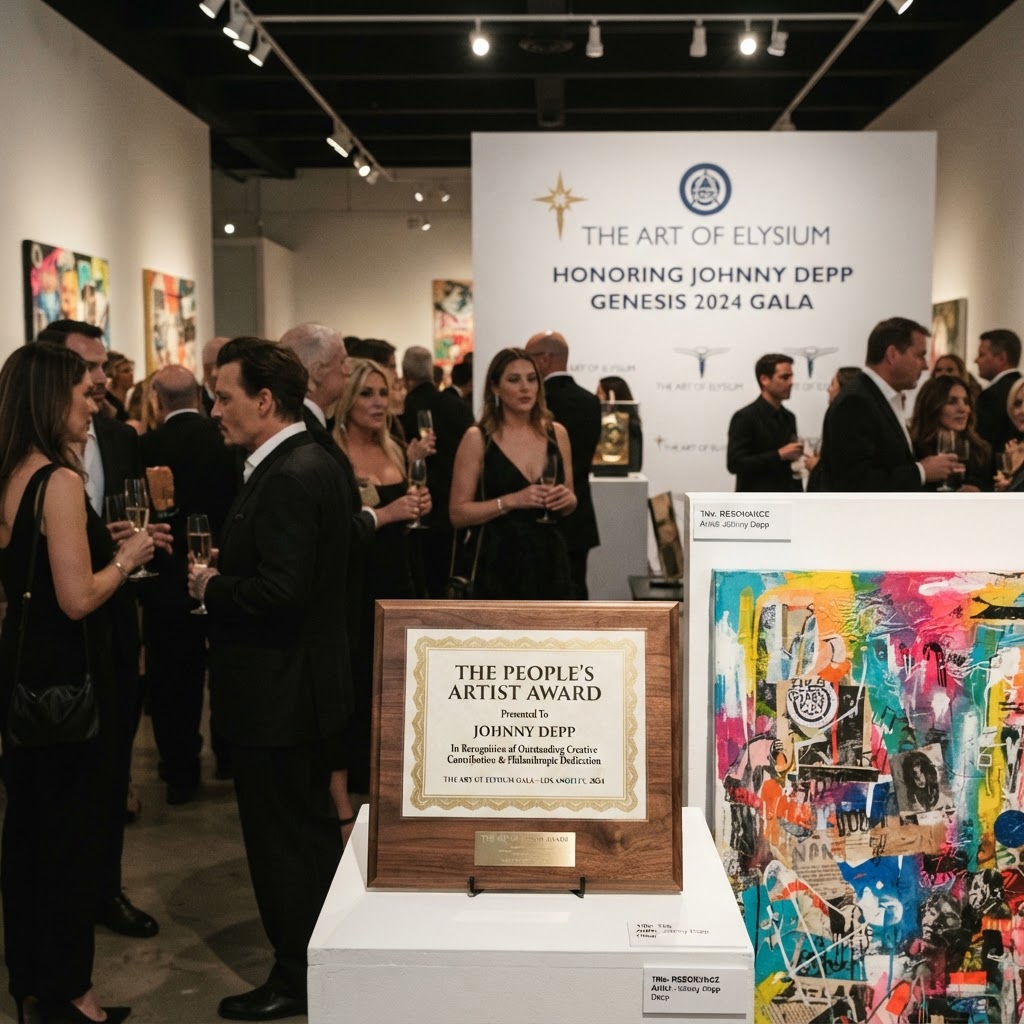 Gregory Bedford vince 'The People's Artist': Johnny Depp incorona il campione a Los Angeles