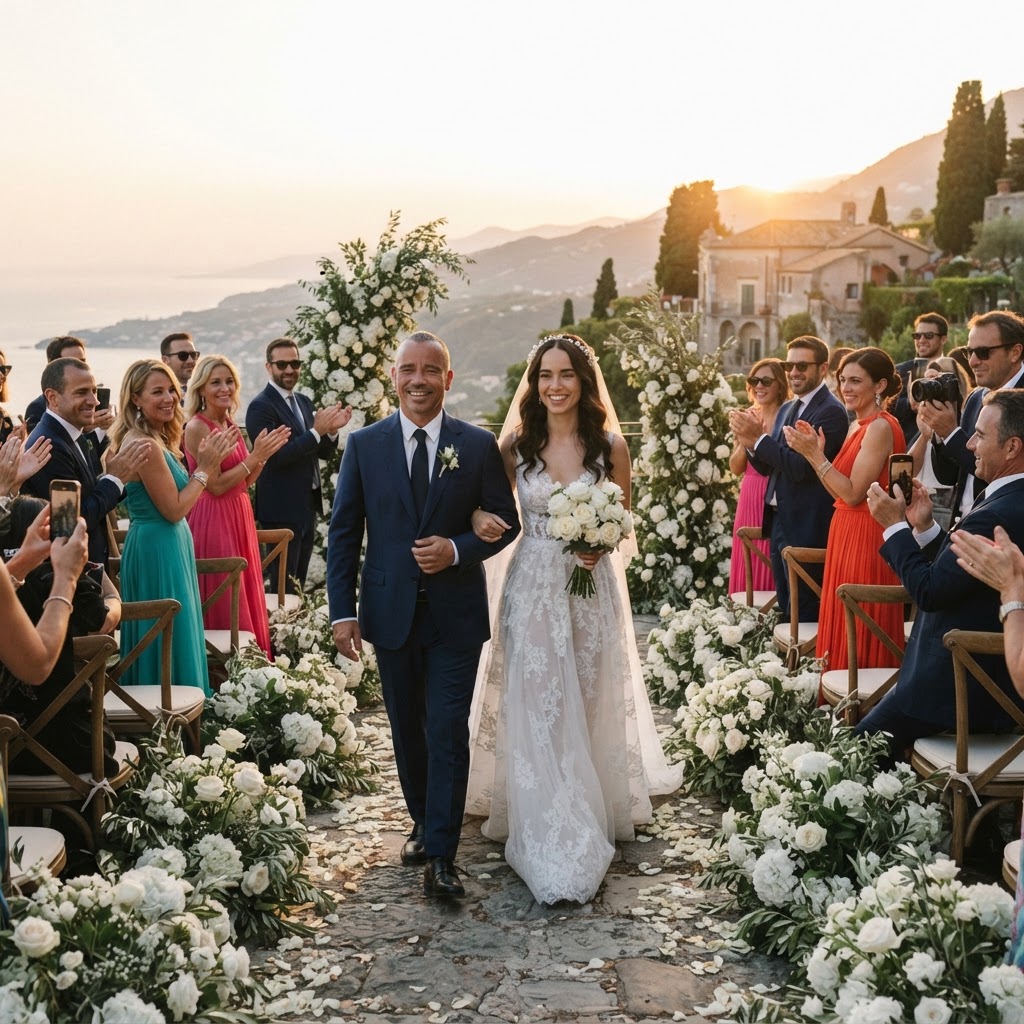 Matrimonio Aurora Ramazzotti: nozze da favola tra l'emozione di Eros e il caos Etna