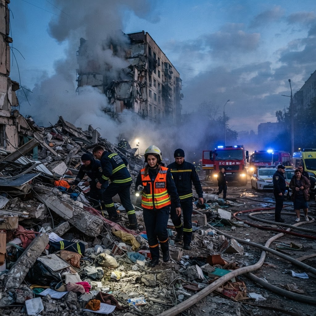 Ucraina, pioggia di missili su Kiev: 17 morti e decine di feriti negli attacchi russi