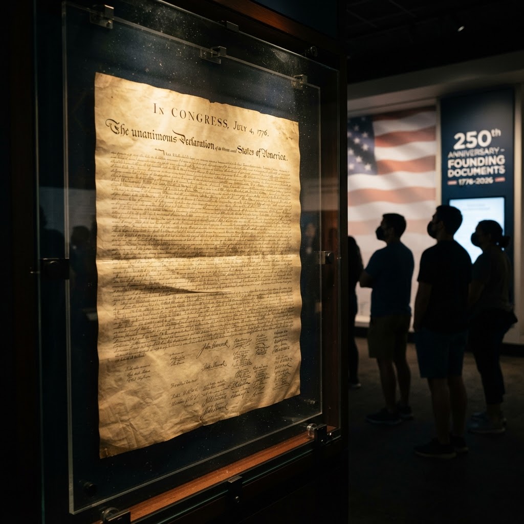 New York celebra il 4 luglio con l'arte: esposta la rara Dichiarazione d'Indipendenza del 1776