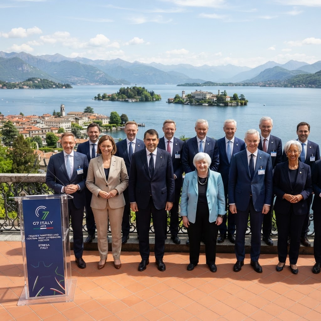 G7 a Stresa, Giorgetti accoglie i ministri finanziari: al centro il nodo degli asset russi e l'IA