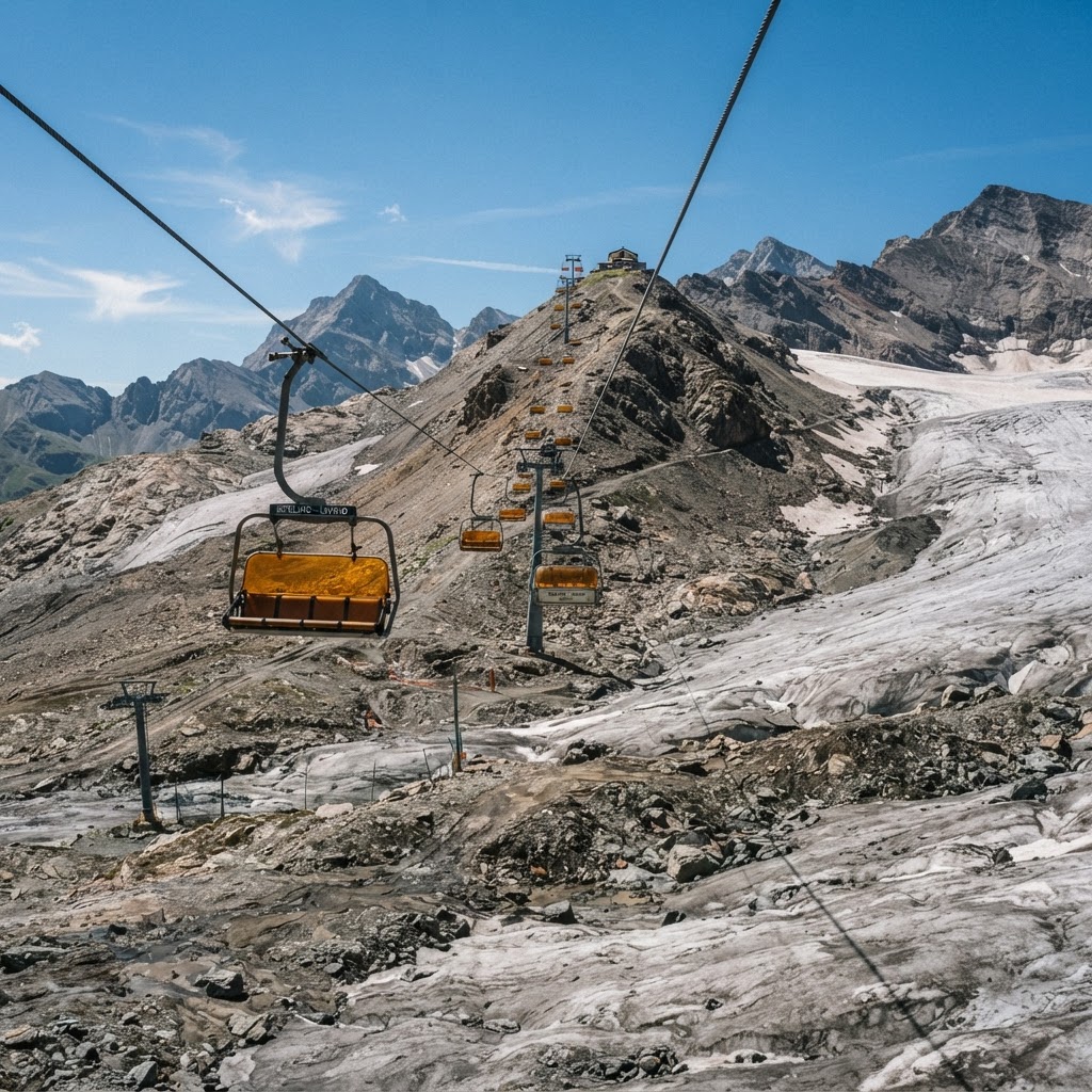 Emergenza caldo sulle Alpi: stop allo sci estivo sul Passo dello Stelvio