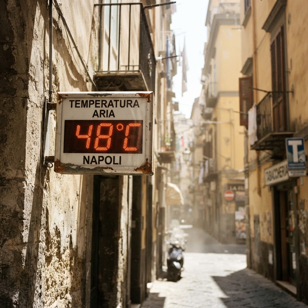 Emergenza caldo in Italia: l'ondata africana non molla, picchi di 48 gradi a Napoli