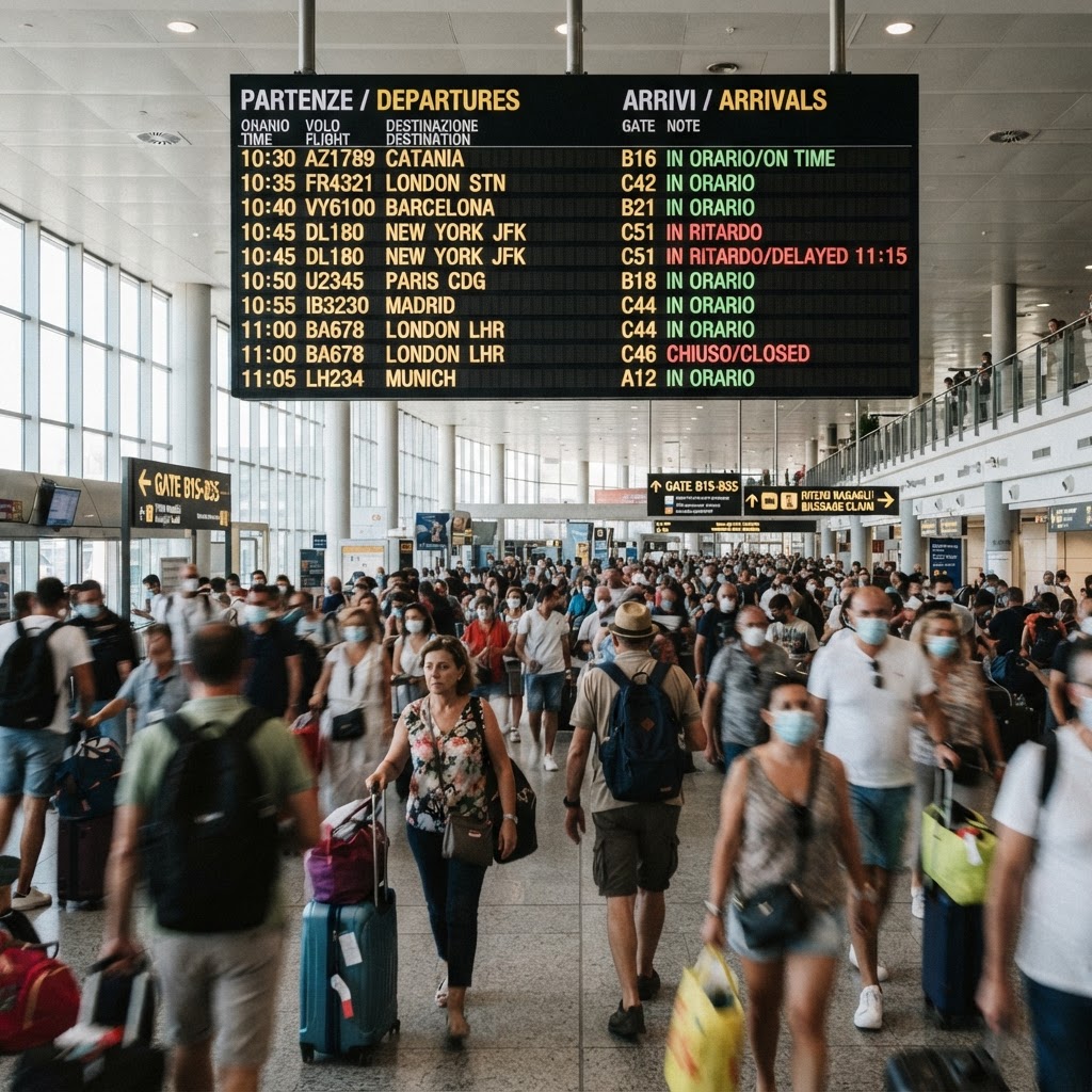 Cieli italiani da record: l'Enav annuncia il picco storico di voli per l'estate 2026