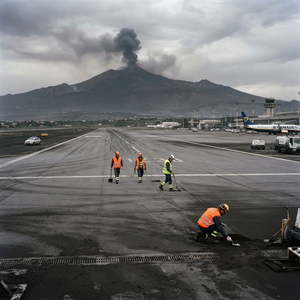 Catania, l'Etna torna a farsi sentire: voli sospesi all'aeroporto di Fontanarossa fino a Ferragosto
