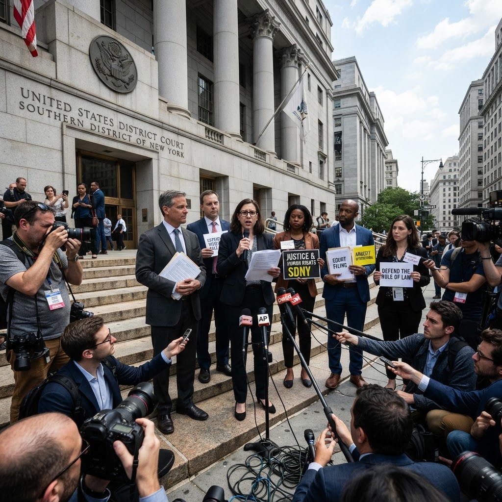 Scontro legale sulla Corte Penale Internazionale: gruppi per i diritti umani citano in giudizio l'amministrazione Trump